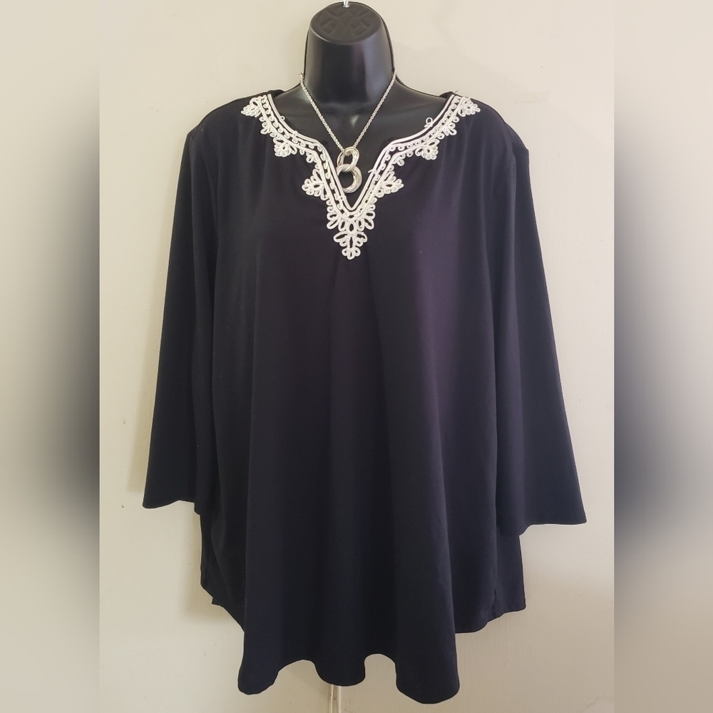 Ruby Rd/women's v-neck Top